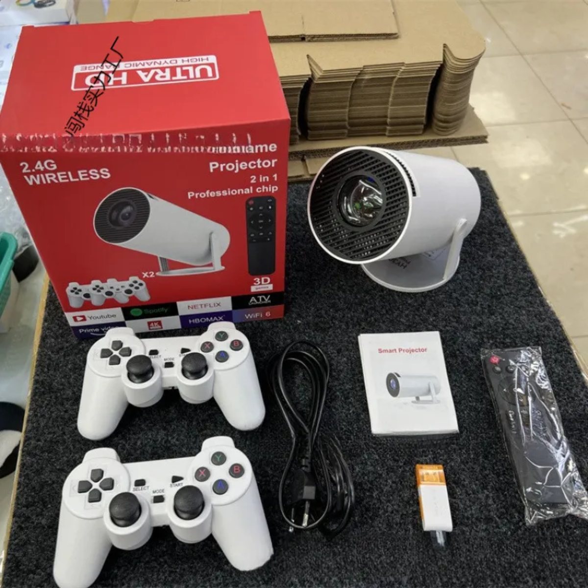 Mini Proyector Android 12 4k Wifi