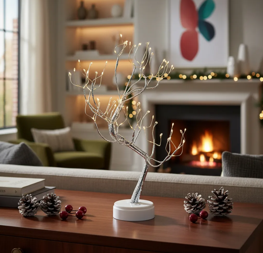 LAMPARA ARBOL LED DECORACION HOGAR 🌟