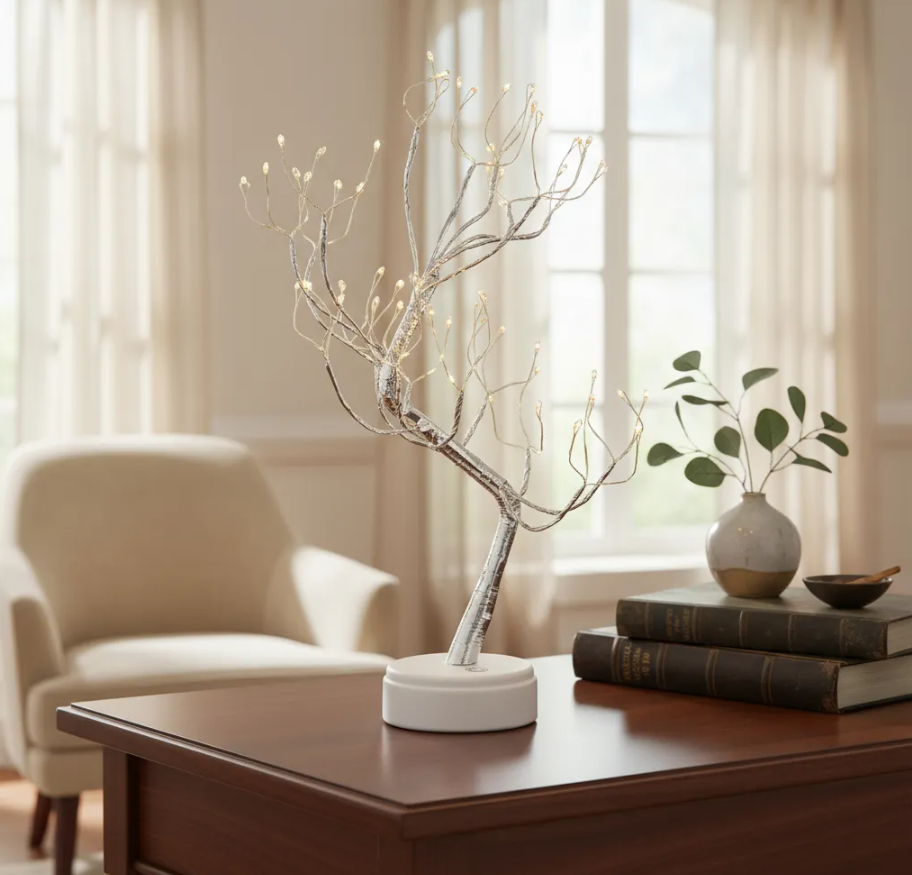 LAMPARA ARBOL LED DECORACION HOGAR 🌟